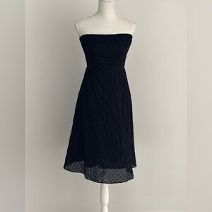 J. Crew Navy Strapless Dress Petite 6